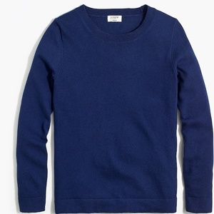 J. CREW Navy Cotton-wool Teddie Sweater